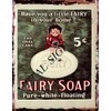 small FAIRY SOAP BATHROOM ADVERT METAL SIGN RETRO VINTAGE STYLE