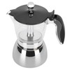 6 Cups Stainless Steel Coffee Pot Italian Octagonal Household Brewing