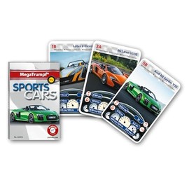 Piatnik 10.751,8 cm Mega Trumpf – Sports Cars Quartetto Gioco