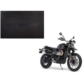 DCD Triumph Scrambler 1200 Bond Edition 2021 Diecast Model 1/12 Scale Movie Motorcycle in Black James Bond 'No Time Die' Style