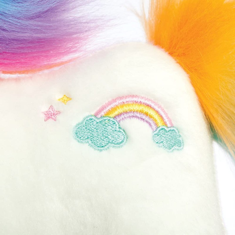 Aurora, Sparkle Tales 61415 12" Eldora Unicorn Plush Toy White
