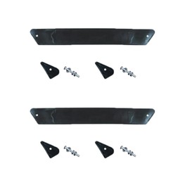 2Pcs Black Stroller Footrest Replacement Adjustable Stroller Extension Footboard Strollers and Accessories for Pushchair Seat Liners, Stroller Connectors Accessories (37cm)