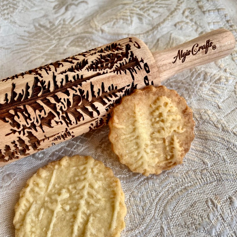 WILD 3 mini Embossed Rolling Pin Set with Bees, Meadow