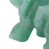 2inch Natural Jade Carved Elephant Crystal Figurine Home Decoration Furnishing