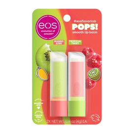 eos Flavorlab Pops! - Bálsamo labial Mango Kiwi y Tropical Twist, edición limitada, 0.14 onzas, paquete de 2