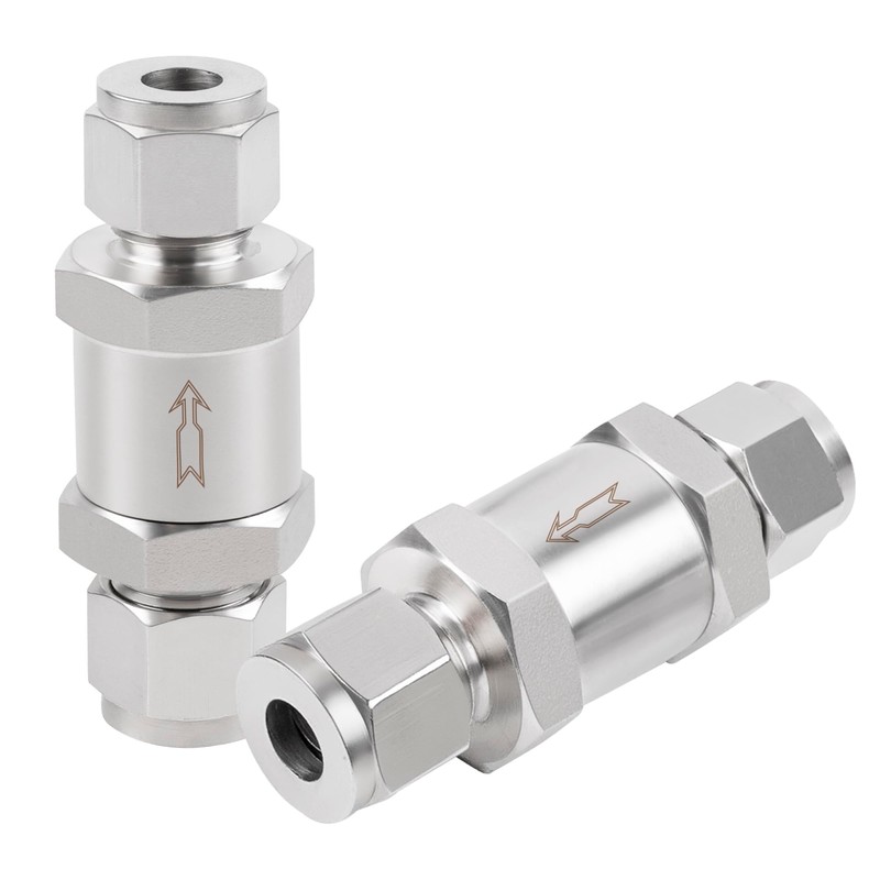 Yoebor 304 Stainless Steel Detachable Compression Check Valve 3/8" OD