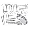 Hergom Premium Kit 28 Piezas Instrumental Acero Inoxidable Medico Cirugía