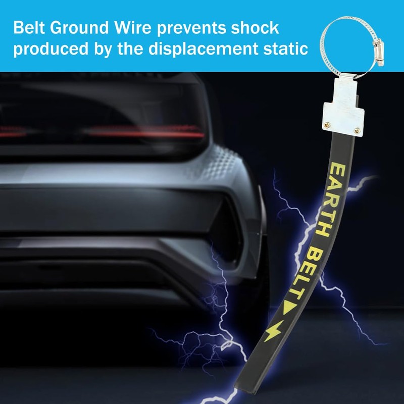 Car A-nti Static Strap Electrostatic Earth Belt, Ground Wire Strap