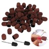 Sunicon Nail Art Sanding Caps 120 Grit Manicure Polishing Sanding