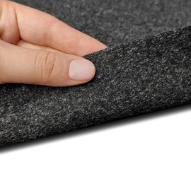 Siless 40"x78" Graphite Underfelt Carpet for Speaker, Sub Box Carpet, Auto, RV, Boat, Marine, Truck, Car Trunk Felt Fabric Material