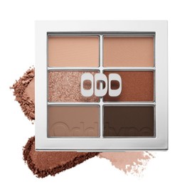 Oddtype Mute Sleek Eye Palette, Silky Smooth Formula, Long-wearing & Fallout-free, Buildable, Matte shimmer shades 9g (Bare In Tense, 93G)