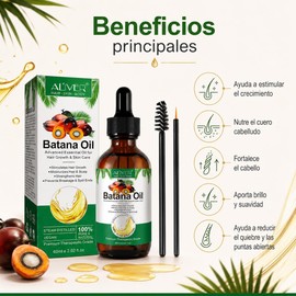 Aceite Esencial Batana Nutre, Fortalece y Reduce Caída del Cabello Crecimiento, Hidratación Profunda y Reparación Cabello Seco o Dañado 100% Natural