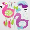 Baker Ross AT701 Flamingo Dream Catcher Craft Set for Children