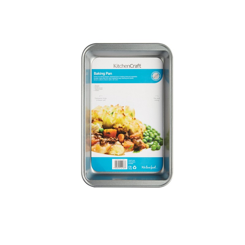 Kitchencraft Non-stick Baking Pan 31x20x3.5cm, Card Insert