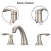 Bathroom Sink Faucet, Faucet for Bathroom Sink, Widespread Brushed Nickel