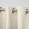 EXCLUSIVE HOME Chateau Striped Faux Silk Grommet Top Curtain Panel