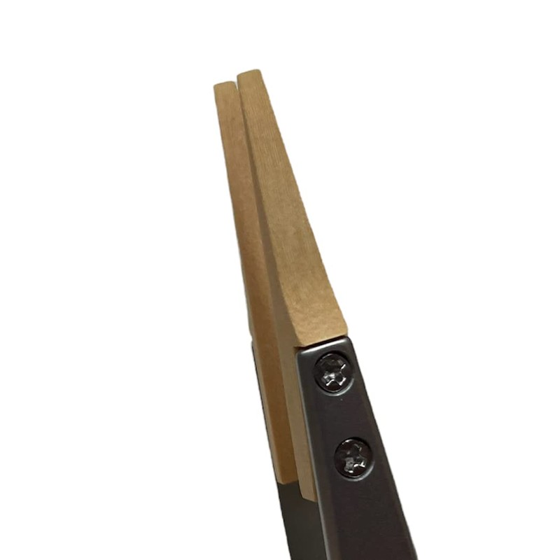 BUZZUFY Boley Grain Pliers with Wooden Tips Tweezers Shape F