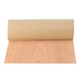 Edge Supply Ultra Flexible & Thin (0.4 MM) Birch Rotary Cut 24" x 48" Peel and Stick Wood Veneer Sheet, A Grade Veneer Face, Easy Application with Self Adhesive Birch Veneer Sheets.