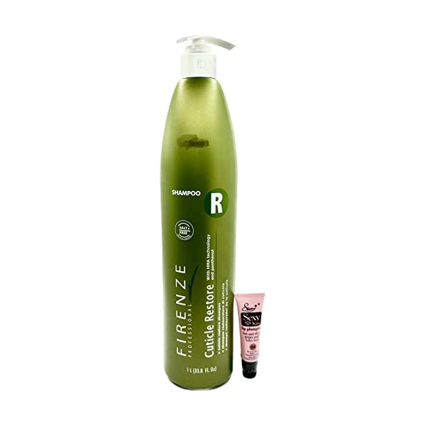 Firenze Professional Cuticle Restore Shampoo 1000ml/ 33.8 oz - Free