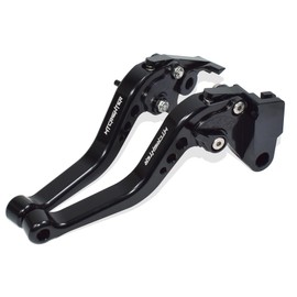 MTCRIGHTER Compatible with Triumph Daytona 660 2024 Short Brake Lever Clutch Lever, CNC Aluminum Alloy Made (Black)