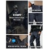 CQR Men's Flex Ripstop Tactical Pants, Water Resistant Stretch Cargo