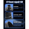 CV Boot Repair Kit, 4PCS,CV Axle Boot Repair Kit, Universal