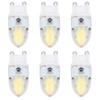 6PCS G9 LED COB Light Bulb 500LM Ceiling Lamp Bulb