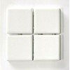 2" x 2" Essential White Matte Finish Ceramic Mosaic Tile
