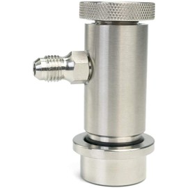 Stainless Steel Ball Lock Disconnect with Flow Control for Cornelius Kegs
