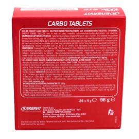 Enervit Sport Carbo Chewable Tablets (Lemon, 24 Count (Pack of 1))