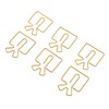 100PCS Funny Cute Paperclips Decorative Metal Small Journaling Paper Clamps