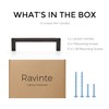 Ravinte 5 Pack Solid 3-3/4 Inch Center to Center Slim