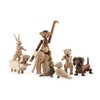 The Ounce Rtrennlichen Wooden Figures Brown/2 Figures by Kay Bojesen Denmark