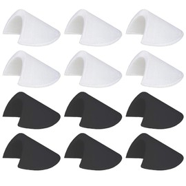 Jolbndcv 6 Pairs 1/2' Shoulder Pads Sewing Set-in Shoulder Pads Foam Pads for Blazer T-Shirt Clothes