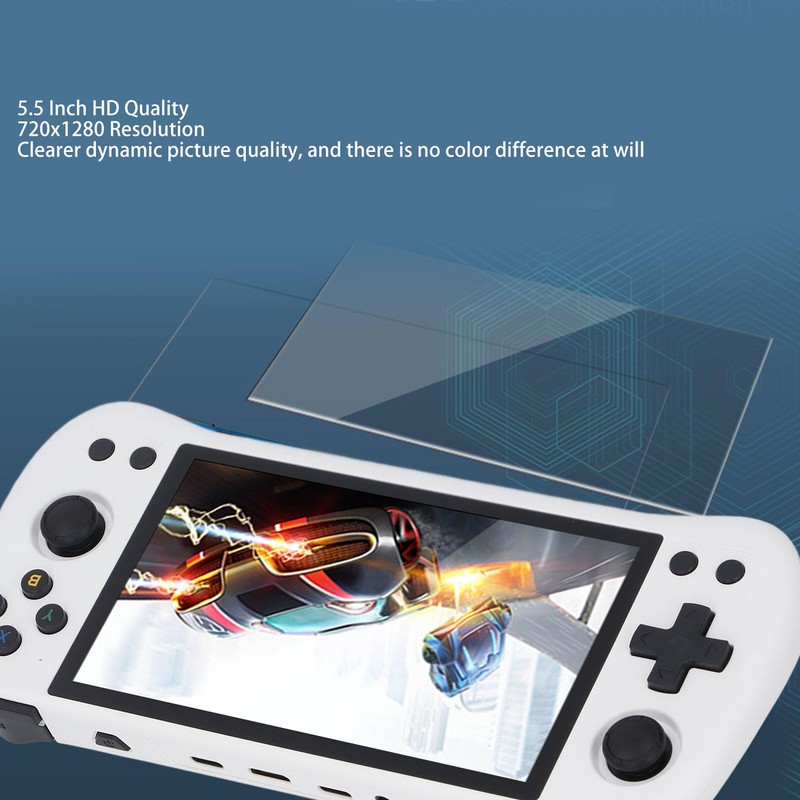X55 Handheld Game Console - 5.5 Inch IPS Screen Retro