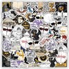 50 Pcs Fourth Wing Stickers, Iron Flame Stickers, Onyx Storm