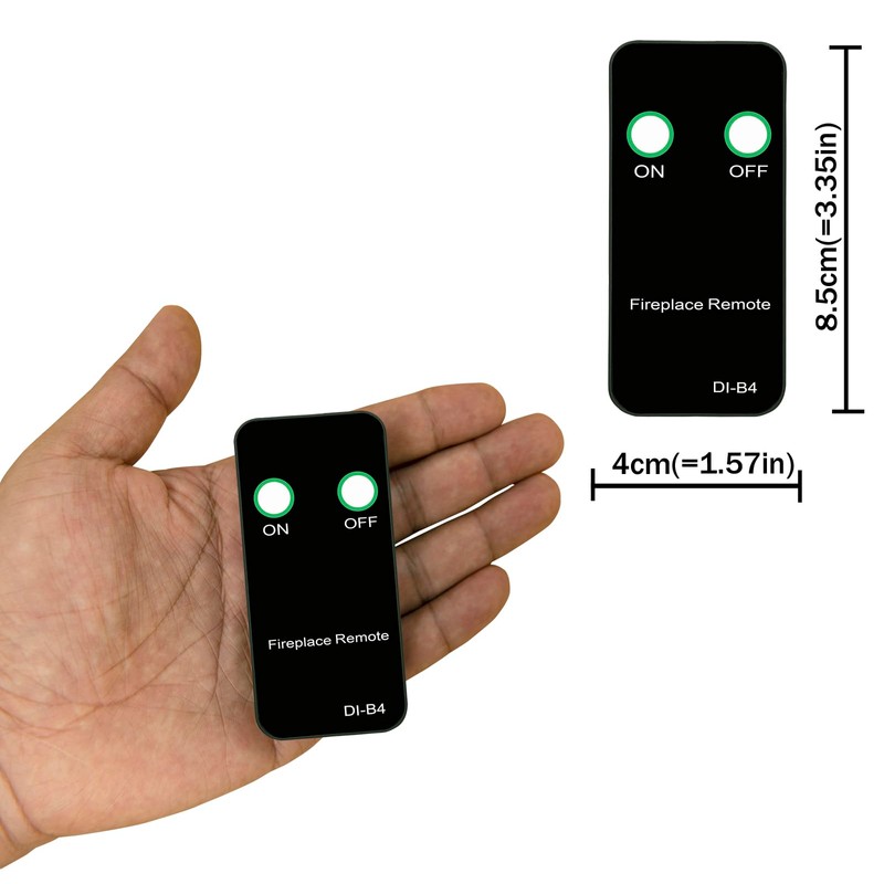 Replacement for Dimplex Fireplace Heater Remote Control 3000370500RP DF2608 NBDF2608
