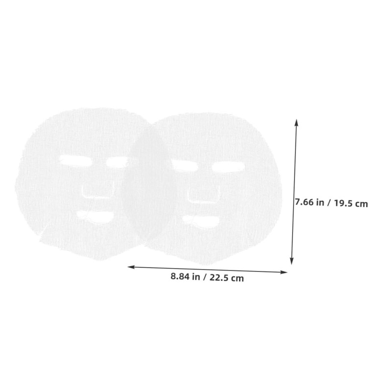 Baluue 100pcs Facial Mask for Spa and Skin Care Breathable