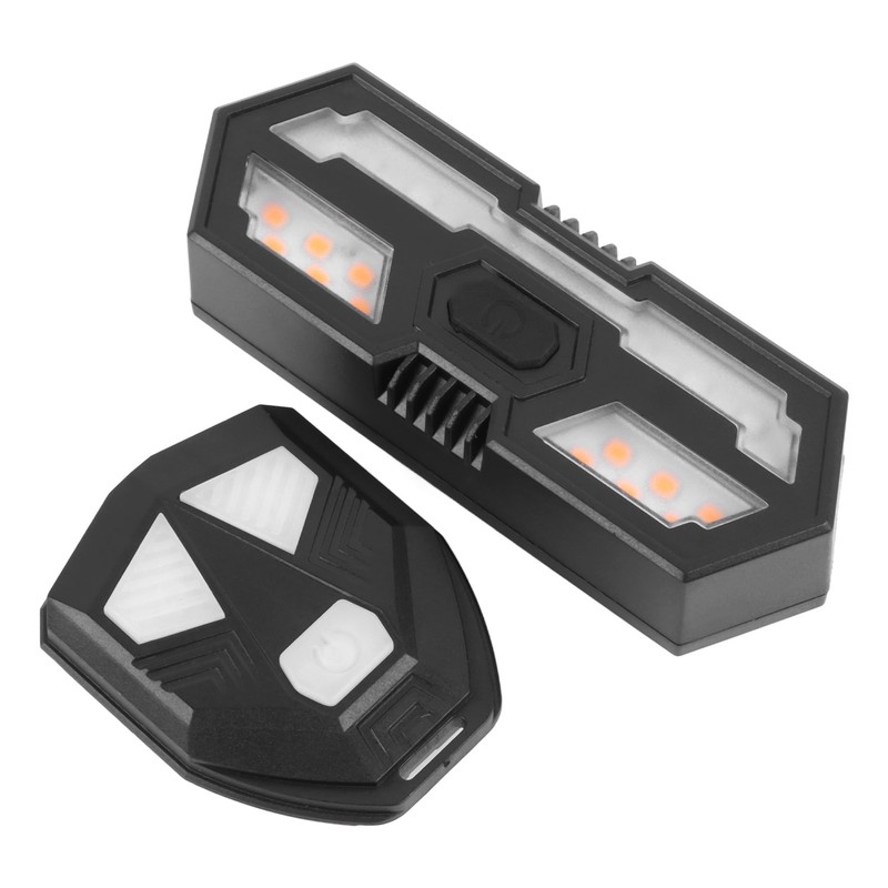 Bike Tail Light Wireless Remote Control Safety Bicycle Night Riding