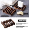 Kandid Bamboo Soap Dish - Single Pack with Drip Holes