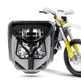 bamotoop LED Headlight for Husqvarna 2014-2023 701 Enduro 701 SuperMoto FE250 FE350 FE450 FE501 FE501S TE150 TE250i TE300i (Style B)