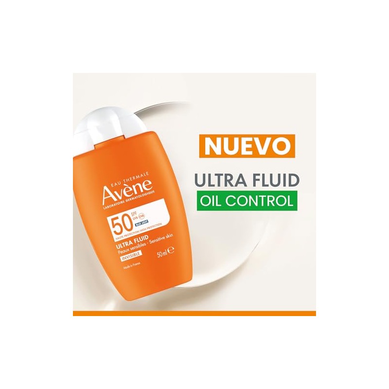 Avène Protector Solar Facial FPS 50 Ultra Fluid Oil Control