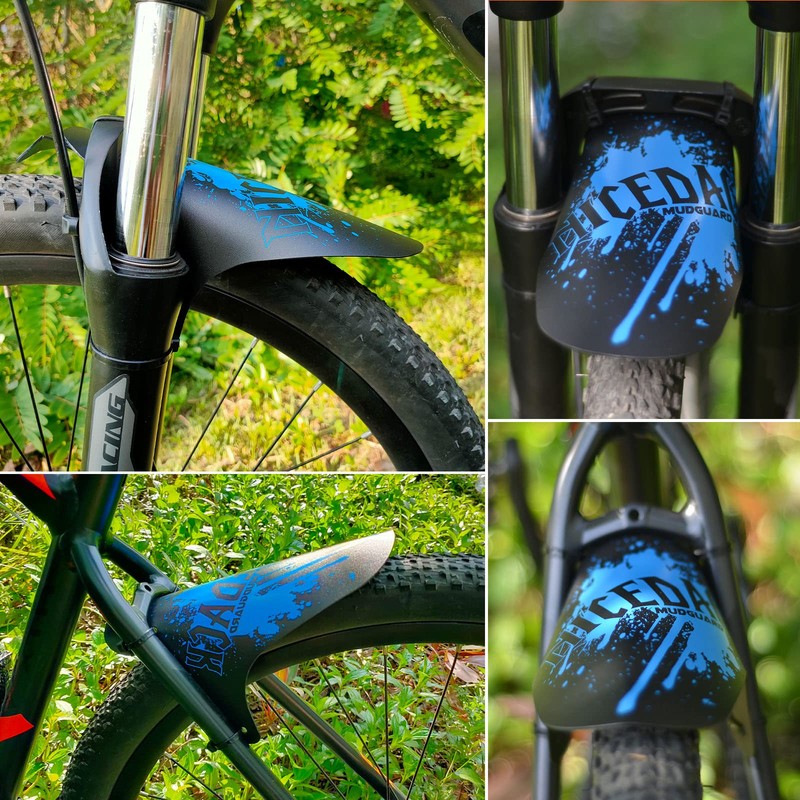 NICEDACK Mud Guard, 2Pcs MTB Bicycle Mudguards for 26" 27.5"