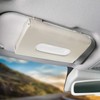 Car Visor Tissue Box Multifunctional Car Tissue Holder PU Leather