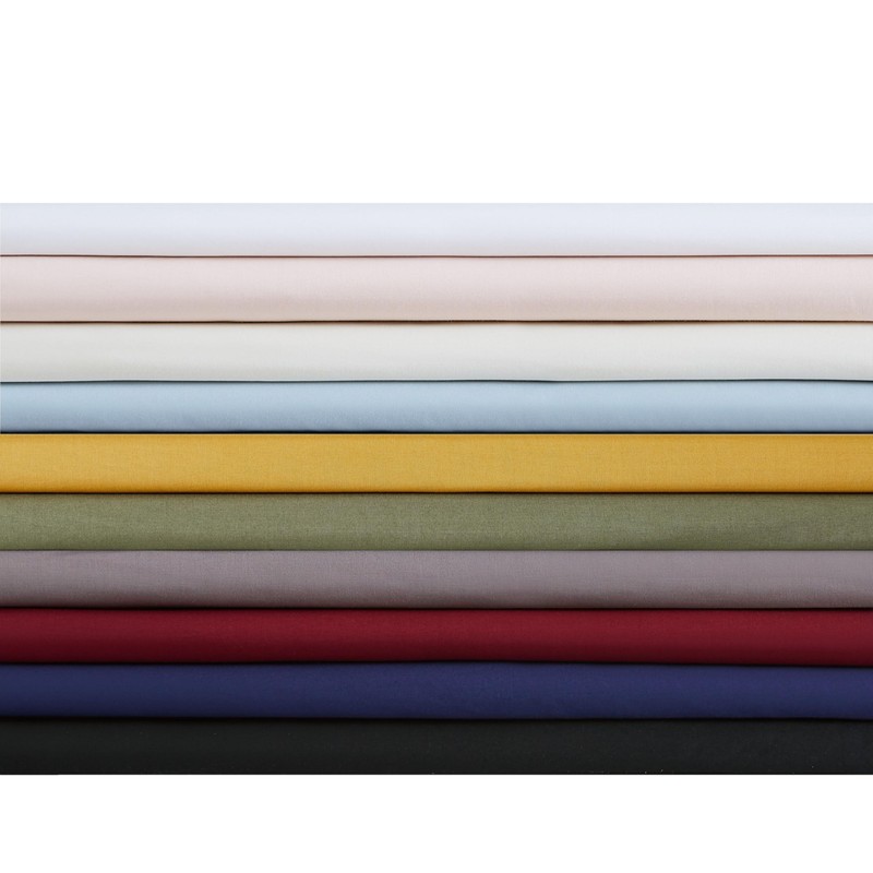 Brooklyn Loom Classic Cotton Sheet Sets White Cotton 4-Piece Queen