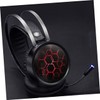 KOMBIUDA RGB Wired Gaming Headset with Mic Comfortable Over Ear