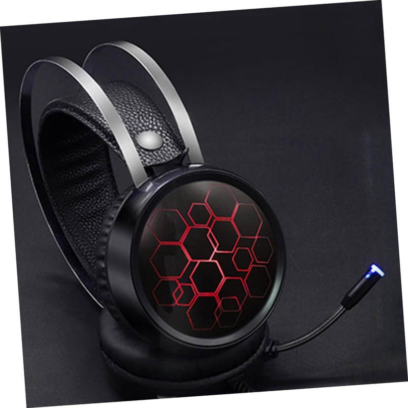 KOMBIUDA RGB Wired Gaming Headset with Mic Comfortable Over Ear