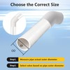 10pcs 3/4" 45 Degree PVC Elbow Pipe Fitting Connector (Socket