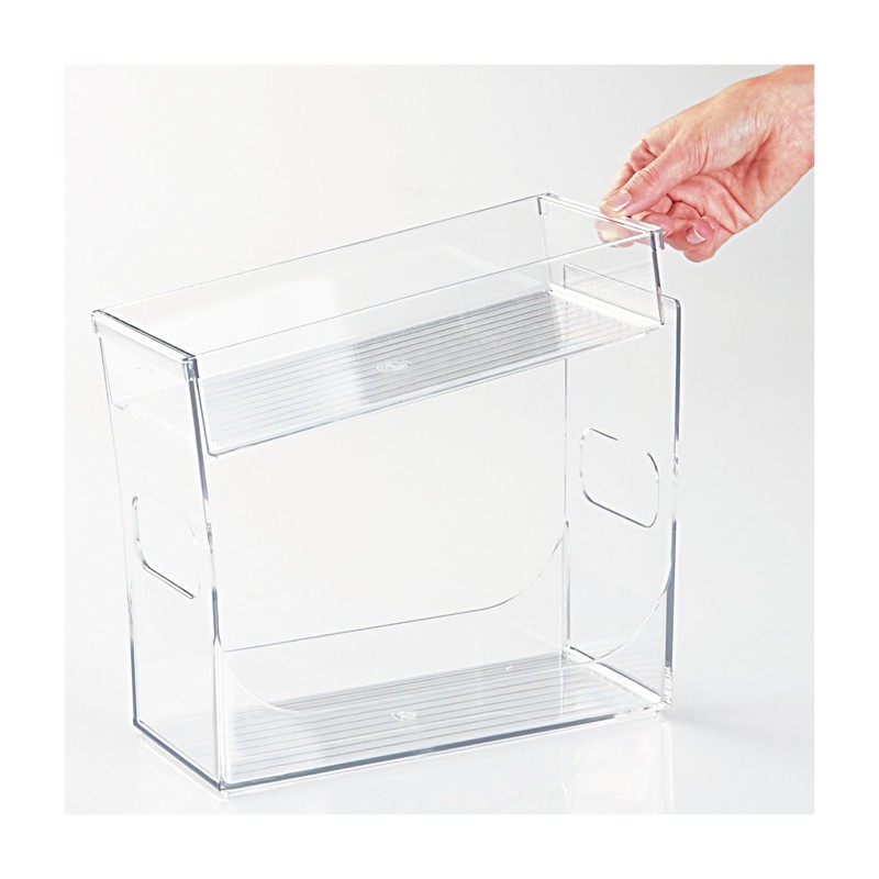 iDesign Cabinet Binz Spice Rack, Clear, 25,75 cm x 11,75