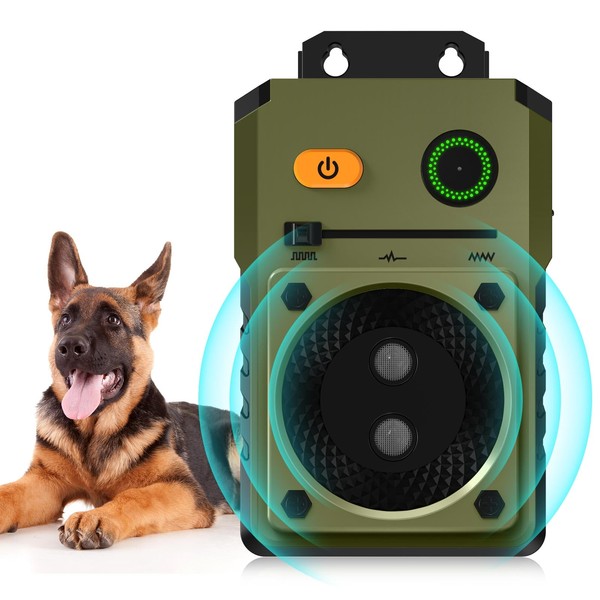 Anti Barking Device, 50FT Ultrasonic Dog Barking Control Devices, Rechargeable Dog Bark Deterrent Devices Bark Box for Outdoor/Indoor Dog Use, 3 Modes Dog Barking Silencer Safe for Dogs & People